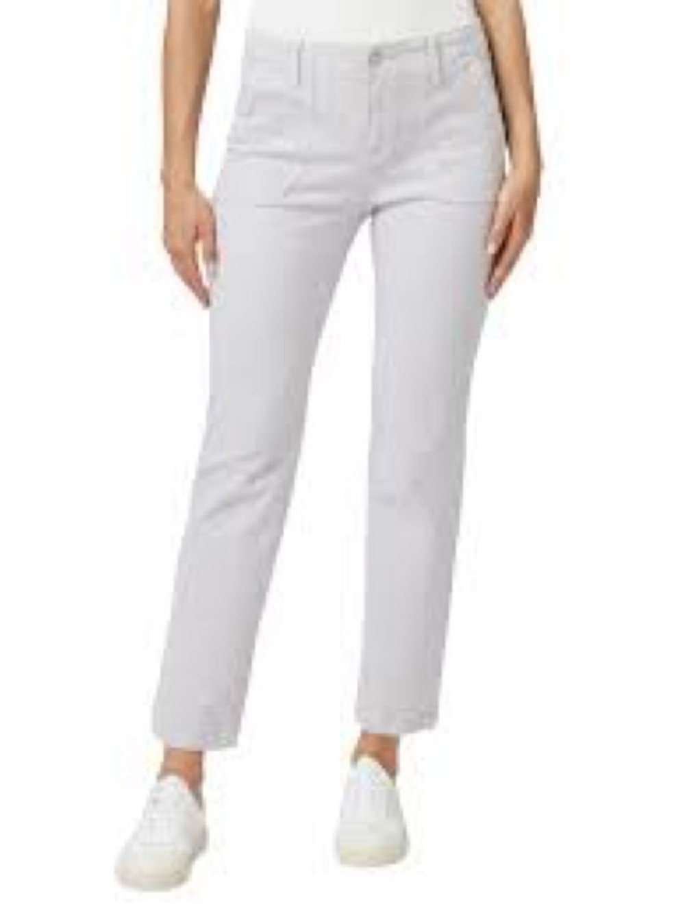 Paige Lavender Straight Leg Ankle Denim